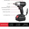 JUSTOOL 20V Cordless Impact Wrench 1/2 inch Max 300 Torque ft-lbs