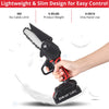 JUSTOOL Chainsaw Mini Power Chainsaw Electric Chain Saw Cordless