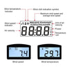 JUSTOOL Digital Anemometer LCD Wind Meter Handheld Wind Speed Gauges Upgraded