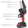 JUSTOOL Chainsaw Mini Power Chainsaw Electric Chain Saw Cordless