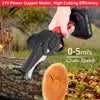 JUSTOOL Chainsaw Mini Power Chainsaw Electric Chain Saw Cordless