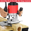 JUSTOOL 220V 1200W Electronic Wood Router Tool Set