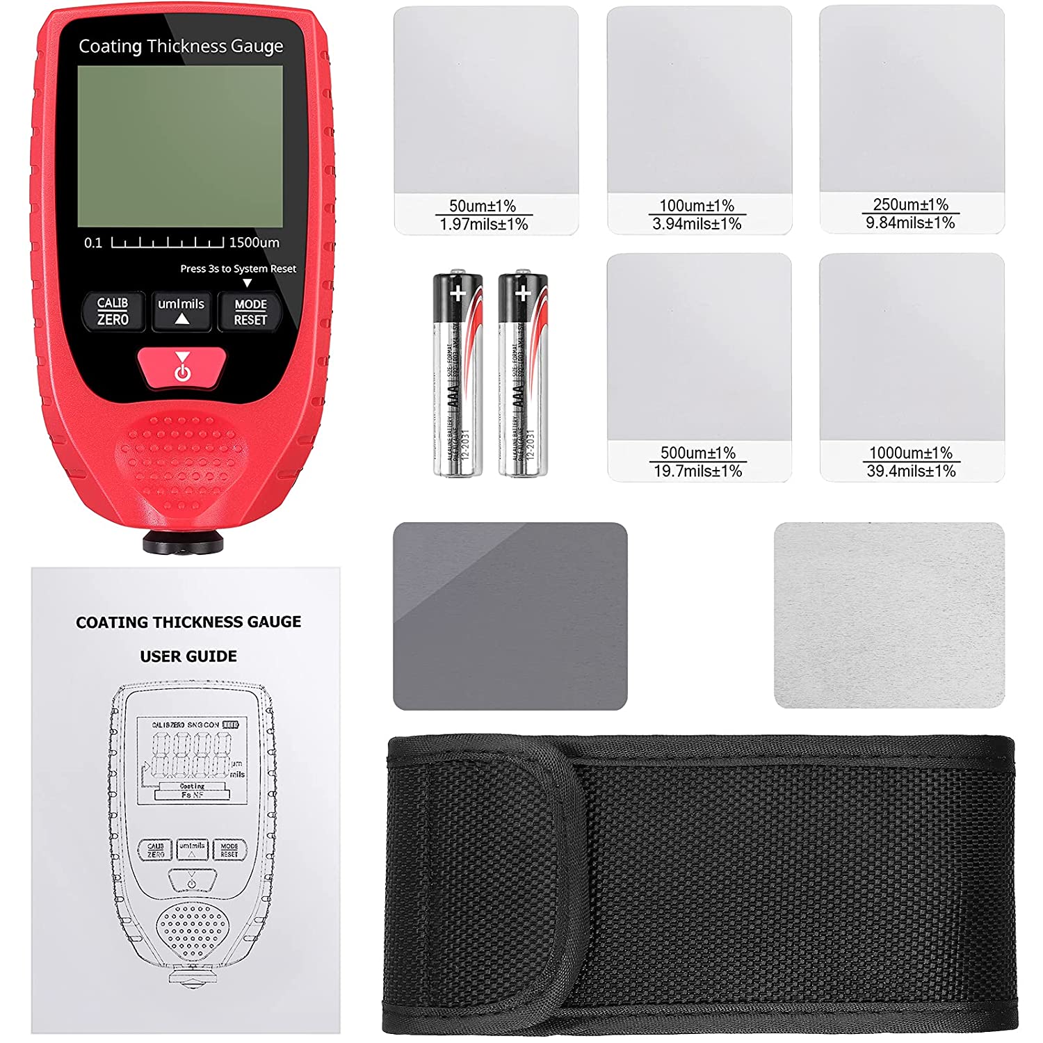 JUSTOOL Meter Handheld with Backlight LCD