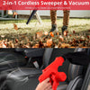 JUSTOOL 2-in-1 Electric Handheld Sweeper/Vacuum Cordless Leaf Blower